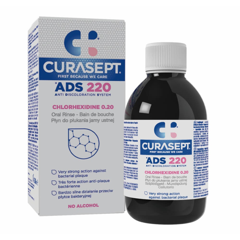Curasept - Mondspoeling - 0,2% Chloorhexidine - Intensieve Bescherming - 200 ml - Voordeelverpakking - 6 stuks
