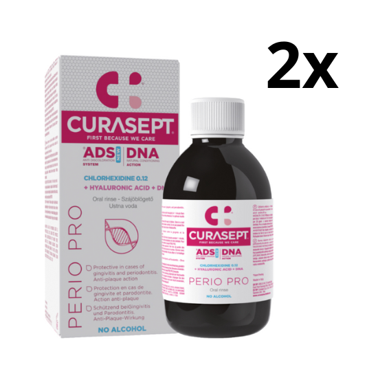 Curasept ADS DNA Perio Pro Mondspoelmiddel 0,12% CHX | 2 x 200 ml