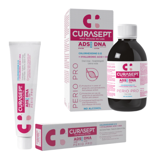 Curasept ADS DNA Perio Pro 0,12% CHX Mondspoelmiddel + Tandpasta - Voordeelverpakking