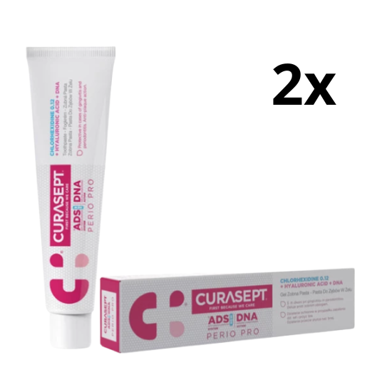 Curasept ADS DNA Perio Pro Tandpasta 0,12% CHX | 2 x 75 ml | Voordeelverpakking