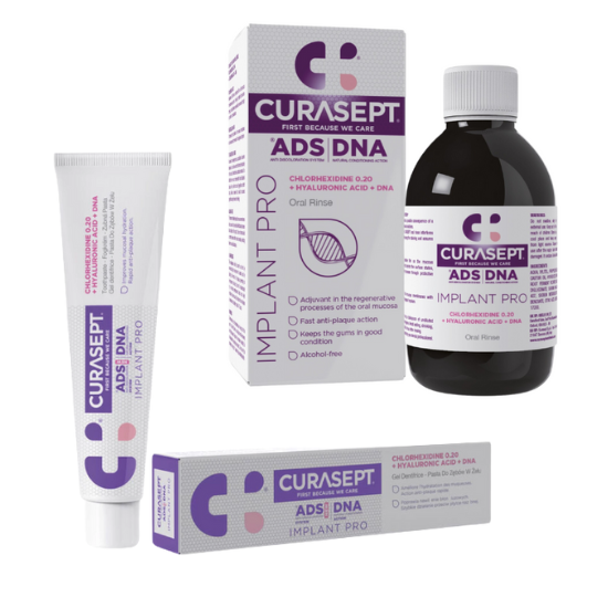 Curasept ADS DNA Implant Pro 0,20% CHX Mondspoelmiddel + Tandpasta - Voordeelverpakking
