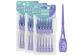 TePe EasyPick Paars XL | 3 x 36 stuks | Voordeelverpakking