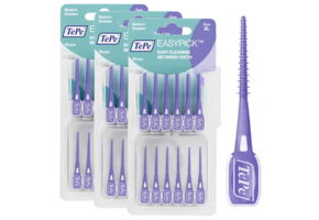 TePe EasyPick Paars XL | 3 x 36 stuks | Voordeelverpakking