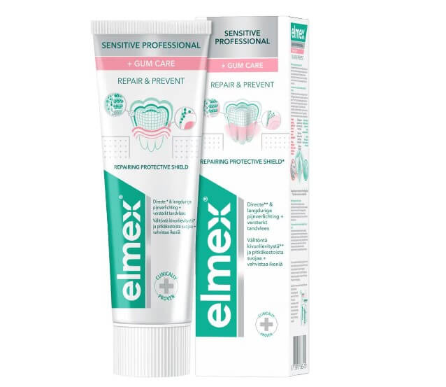 Elmex Sensitive Professional Repair & Prevent Tandpasta | 75 ml - 2 stuks