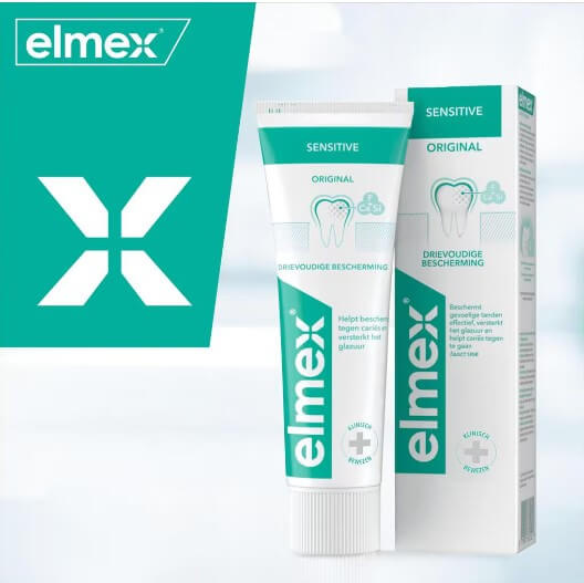Elmex Tandpasta Sensitive Whitening 12 x 75 ml