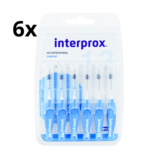 Interprox Premium Conical - 3.5mm-6mm - 6 x 6 stuks - Voordeelverpakking