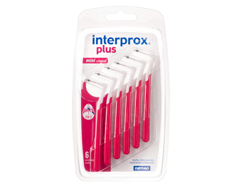 2x Interprox Plus Mini Conical 2-4 mm Rood blister à 6 ragers