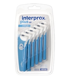2x Interprox Plus Conisch 3-5 mm Blauw blister à 6 ragers