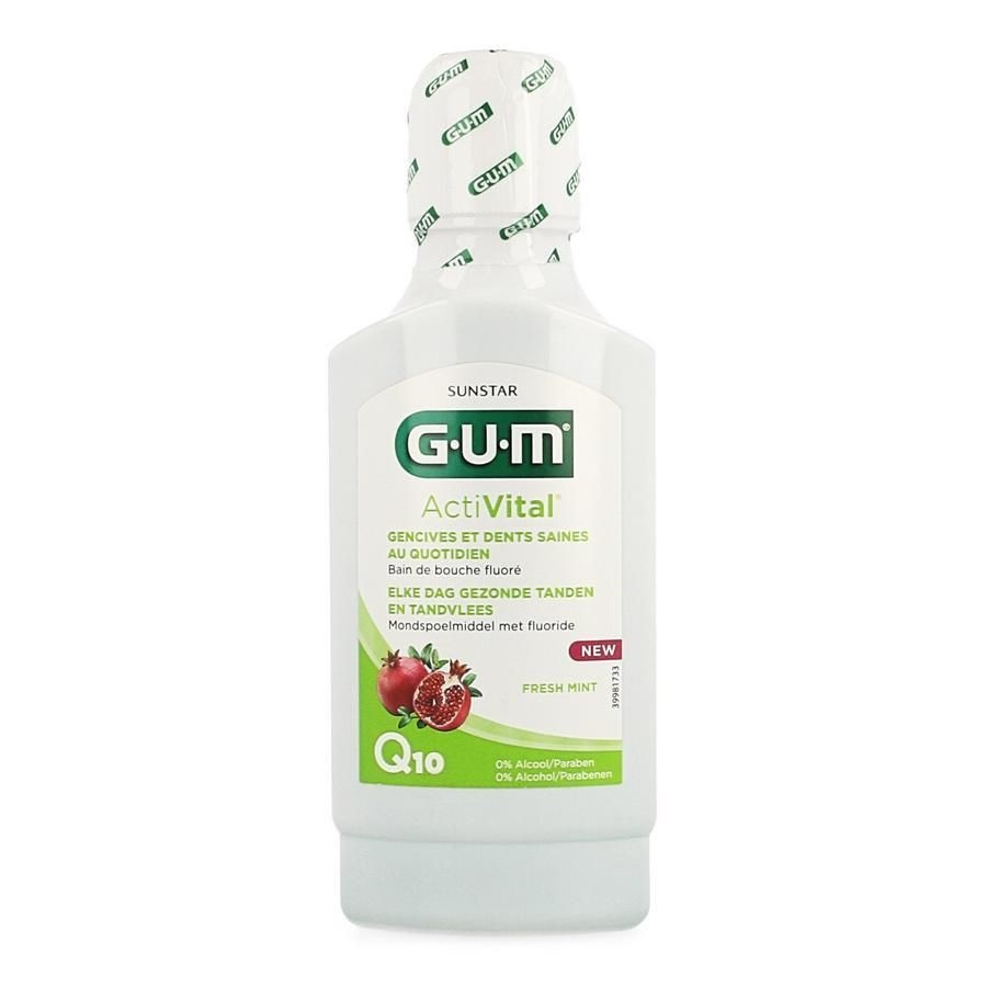 GUM Mondspoelmiddel ActiVital - 4 x 300 ml - Voordeelverpakking