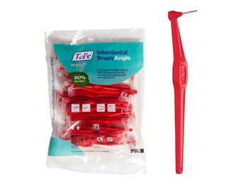 TePe Angle Rood - 2 x 25 stuks - Voordeelverpakking