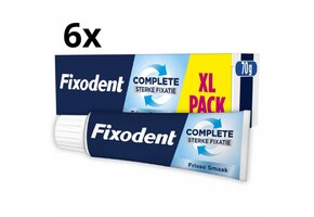 Fixodent Kleefpasta Original - 6 x 70 gram - Verbeterde formule 2025