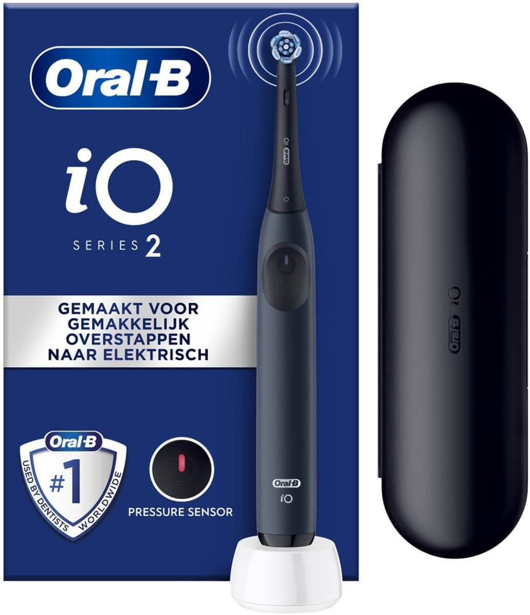 Oral-B Elektrische Tandenborstel iO2 Night Black | Reisetui