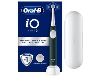 Oral B Elektrische Tandenborstel iO2 Forest Green | Reisetui