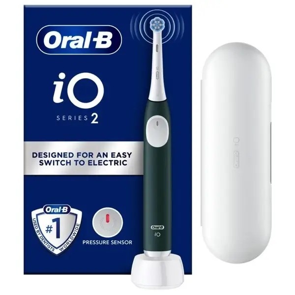 Oral-B Elektrische Tandenborstel iO2 Forest Green | Reisetui