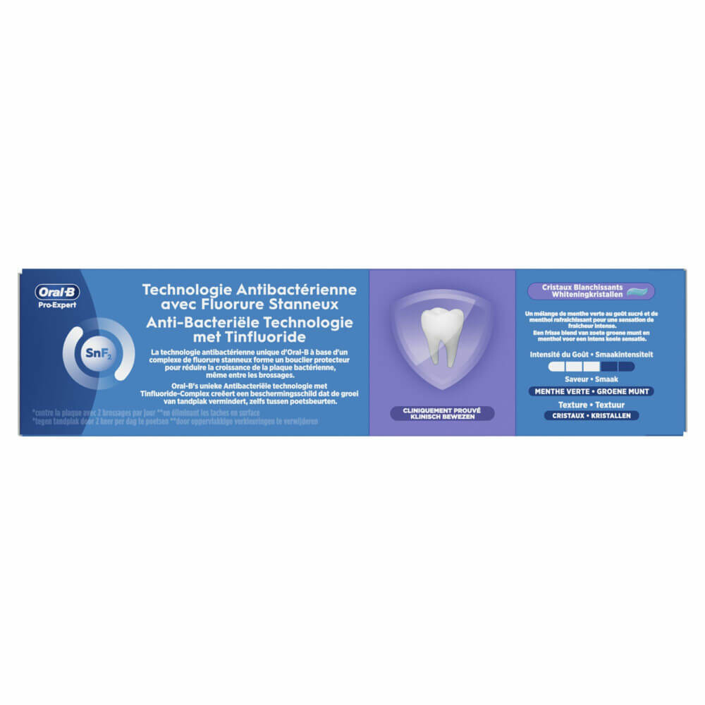 Oral-B Pro-Expert Zachte Whitening Tandpasta | 75 ml | 24 Uur Bescherming