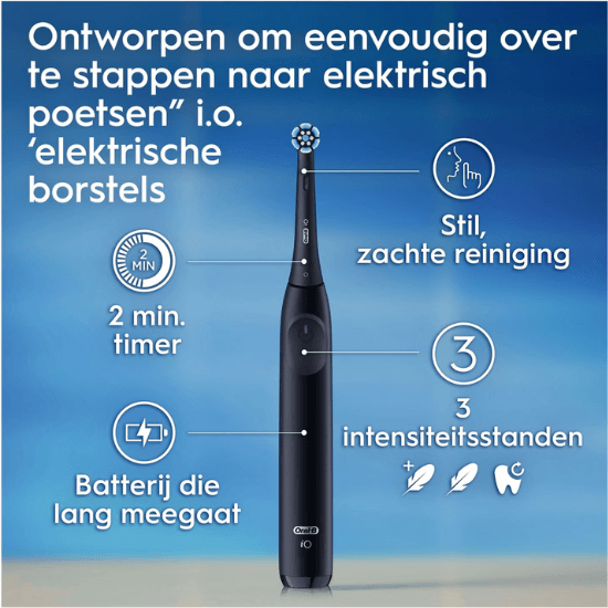 Oral-B Elektrische Tandenborstel iO2 Night Black | Reisetui