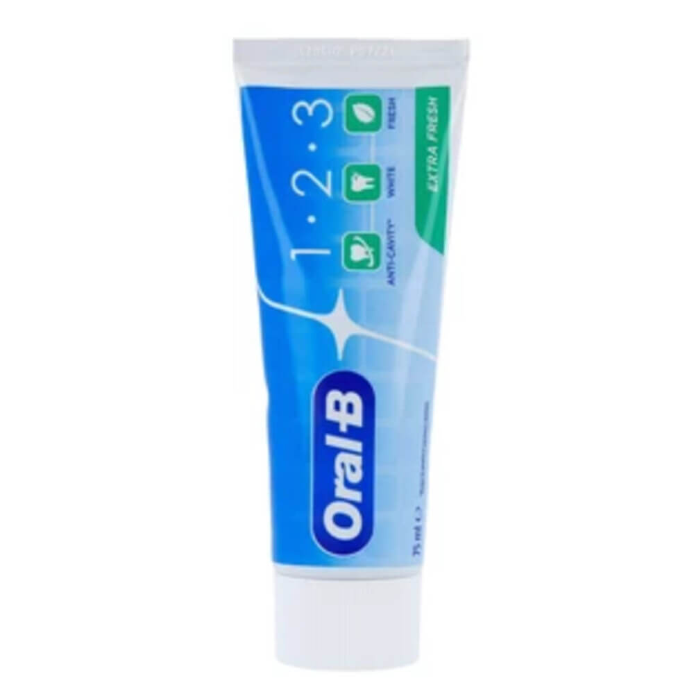 Oral-B 1-2-3 Frisse Mint Tandpasta | 75 ml | Extra Fris