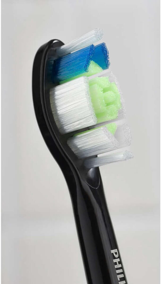 Philips Sonicare Opzetborstels W2 Optimal White HX6062/88 | 2 stuks | Zwart