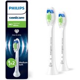 Philips Sonicare Opzetborstels W2 Optimal White HX6062/87 | 2 stuks | Wit