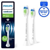 Philips Sonicare Opzetborstels W2 Optimal White HX6062/87 | 2 stuks | Wit