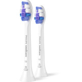 Philips Sonicare opzetborstels S2 Sensitive HX6052/87 | 2 stuks | Wit