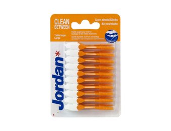 Jordan - Clean Between Sticks - Tandenstokers - Large - 40 Stokers - Bulkverpakking - 20 stuks
