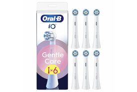 Oral B iO Gentle Care Opzetborstels | Wit | 6 stuks