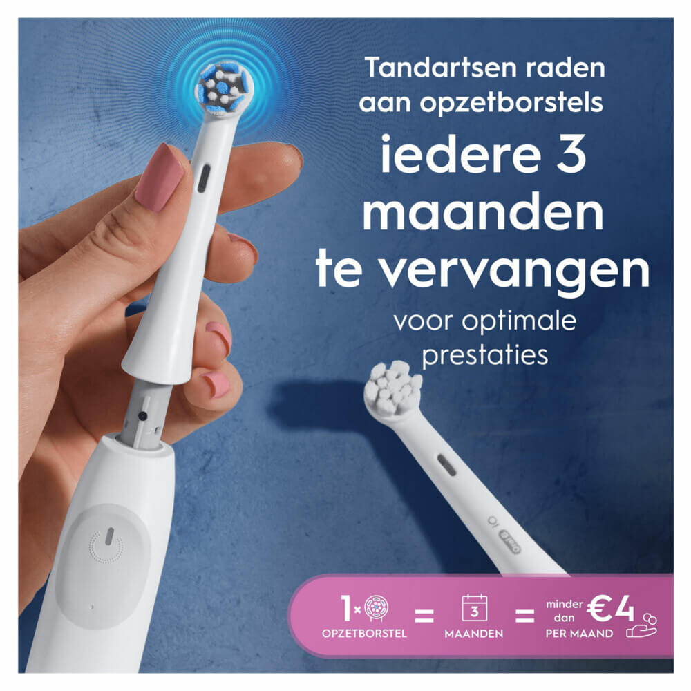 Oral B iO Gentle Care Opzetborstels | Wit | 6 stuks