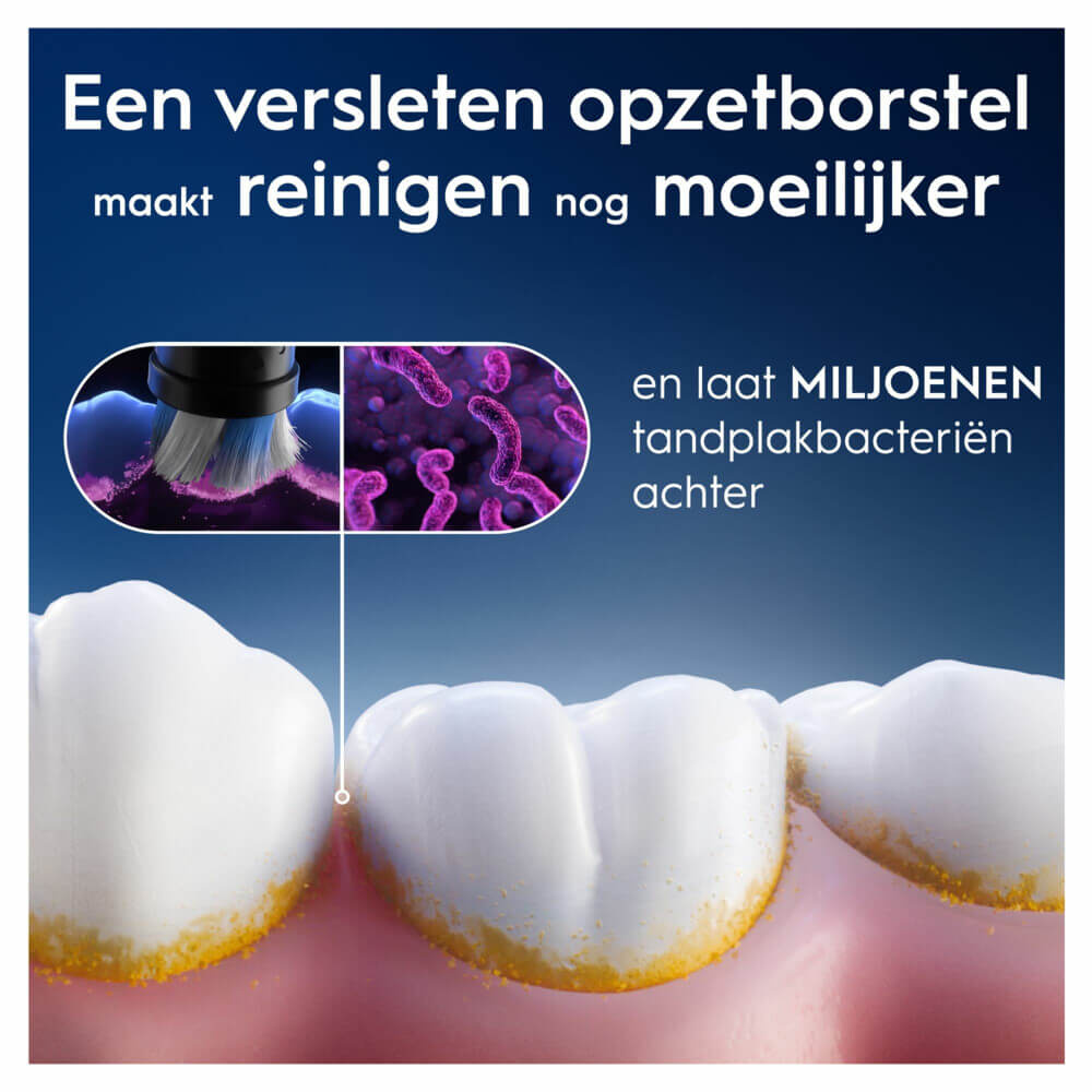 Oral B iO Gentle Care Opzetborstels | Wit | 6 stuks