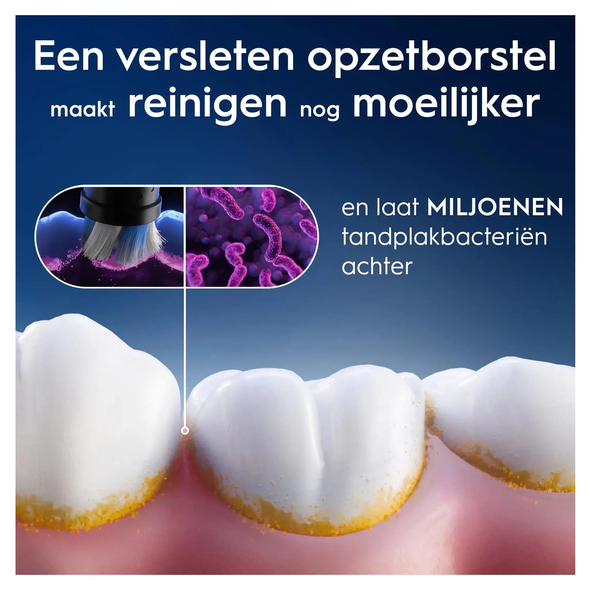 Oral B iO Gentle Care Opzetborstels | Zwart | 6 stuks