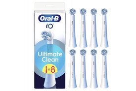 Oral B iO Ultimate Clean Opzetborstels | Wit | 8 stuks