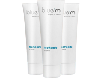 Bluem Fluoride Tandpasta - 3 x 75ml - Voordeelverpakking