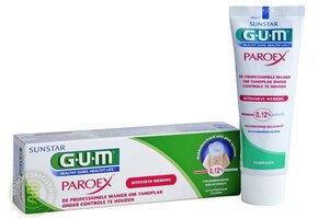 G.u.m Paroex Sunstar Tandpasta - GUM DENTIFRICE PAROEX - Lot de 2x75ML