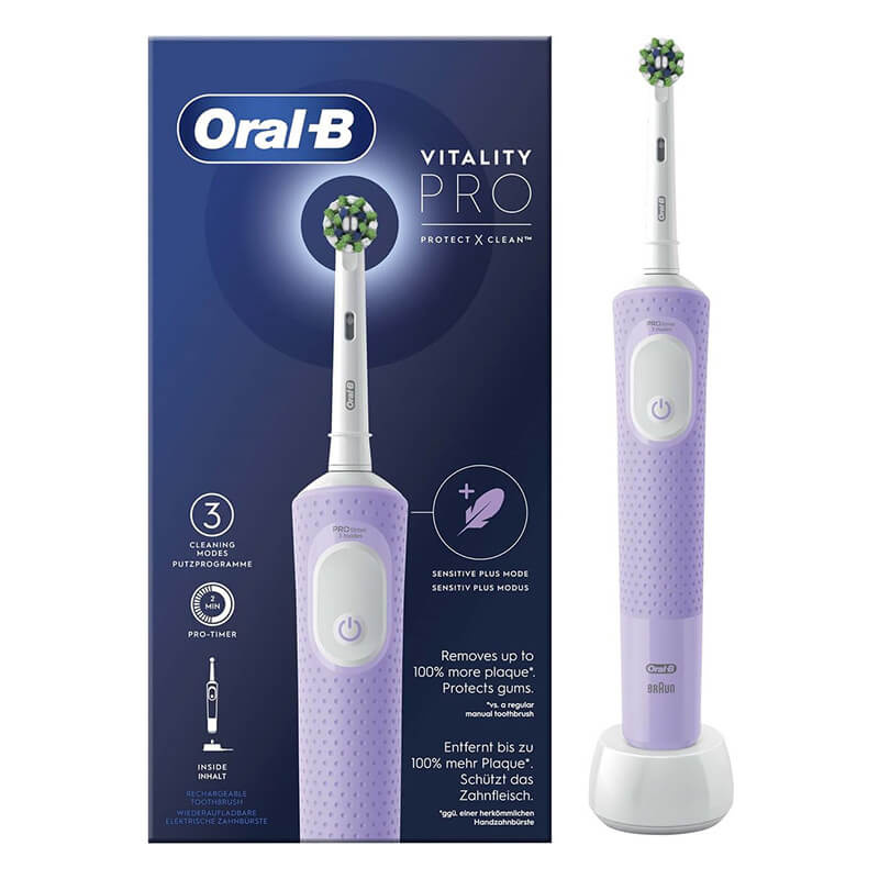 Oral B Vitality Pro Lila Elektrische Tandenborstel