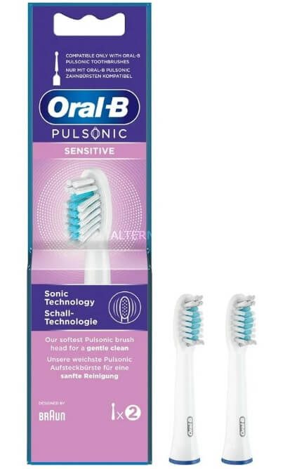 Oral-B Pulsonic Sensitive Opzetborstels | 2 stuks (Tweedekans)