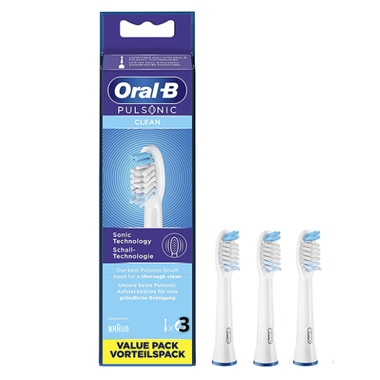 Oral-B Pulsonic Clean Opzetborstels | 3 stuks (Tweedekans)