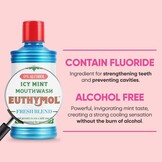 Euthymol Mondwater Icy Mint - 500 ml