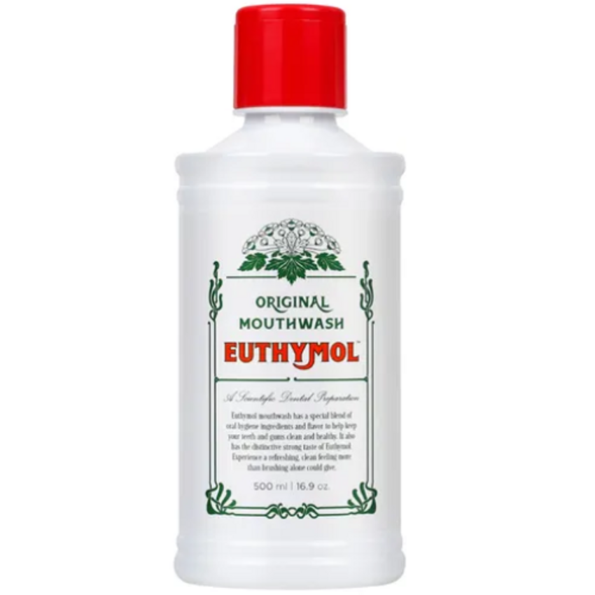 Euthymol Mondwater Original - 4 x 500 ml - Voordeelverpakking