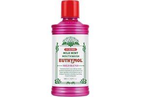 Euthymol Mondwater Mild Mint - 4 x 500 ml - Voordeelverpakking