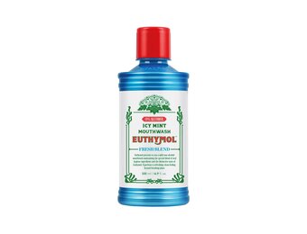 Euthymol Mondwater Icy Mint - 4 x 500 ml - Voordeelverpakking