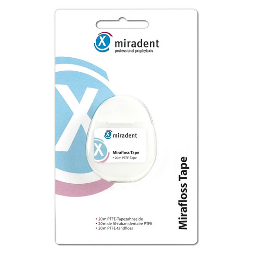 Miradent Tandzijde Mirafloss Tape met PTFE | 20 m