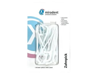 Miradent Tandenstoker met Floss 2-in-1 | 30 stuks