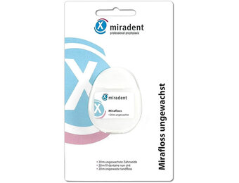 Miradent Flosdraad Mirafloss Ongewaxt | 20 m