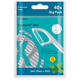 Miradent Tandenstoker met Floss 2-in-1 Mint | 40 stuks