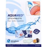 Miradent Aquamed Zuigtabletten tegen Droge Mond Passievrucht – 26 stuks