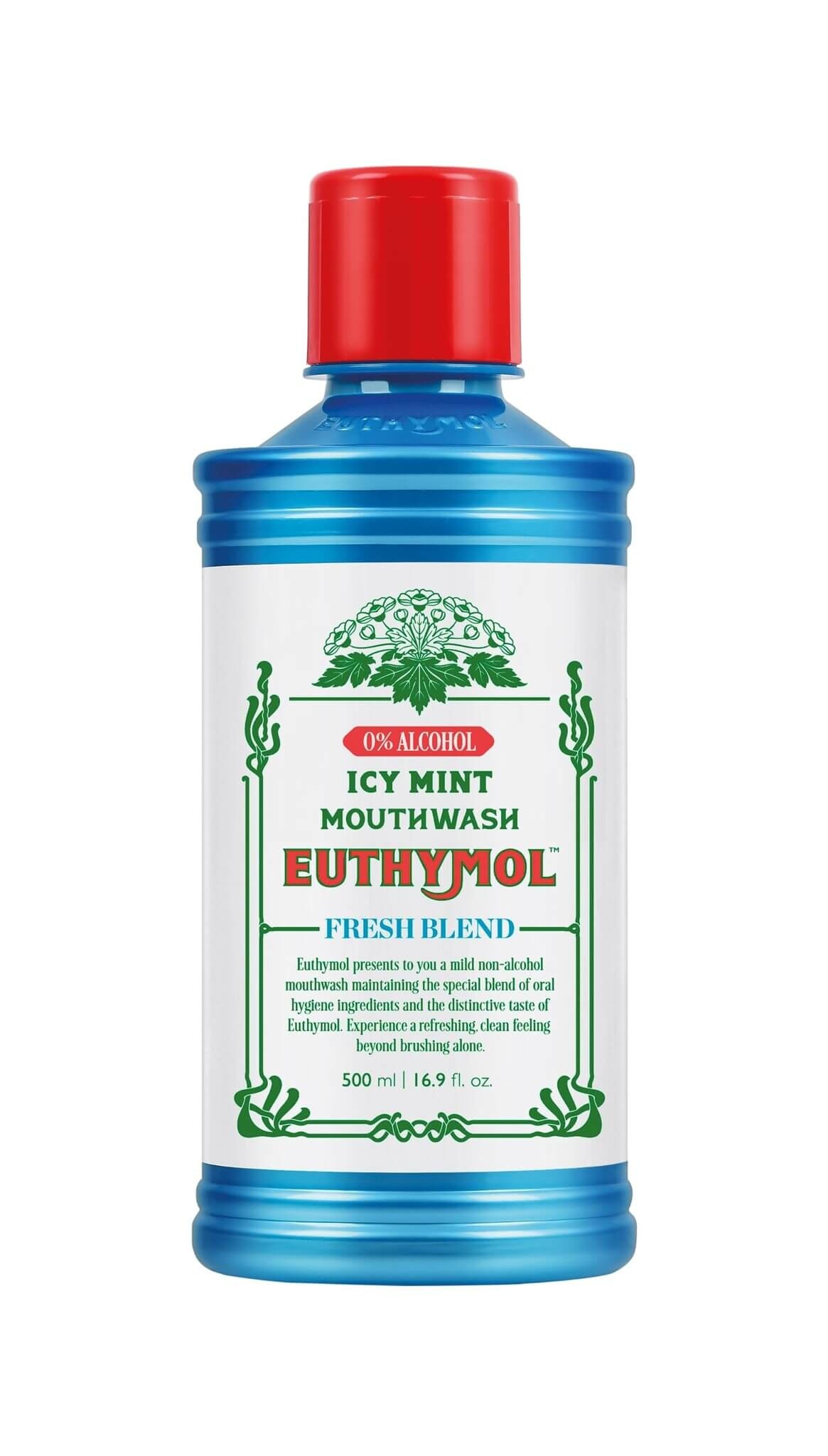 Euthymol Mondwater Icy Mint | 500 ml