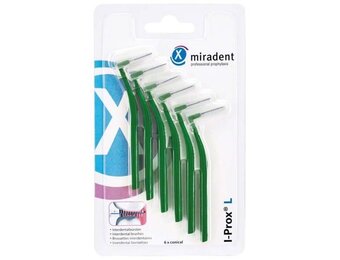 Miradent Interdentale Borstels I-Prox L 0,7 mm Groen | 6 stuks
