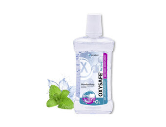 Miradent OXYSAFE Active +F Mondspoeling – Met Actieve Zuurstof en Fluoride – 500 ml