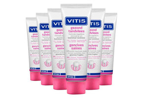 Vitis Tandpasta Gezond Tandvlees | 6 x 75 ml