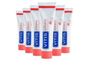 Vitis Tandpasta Anticaries  | 6 x 75 ml